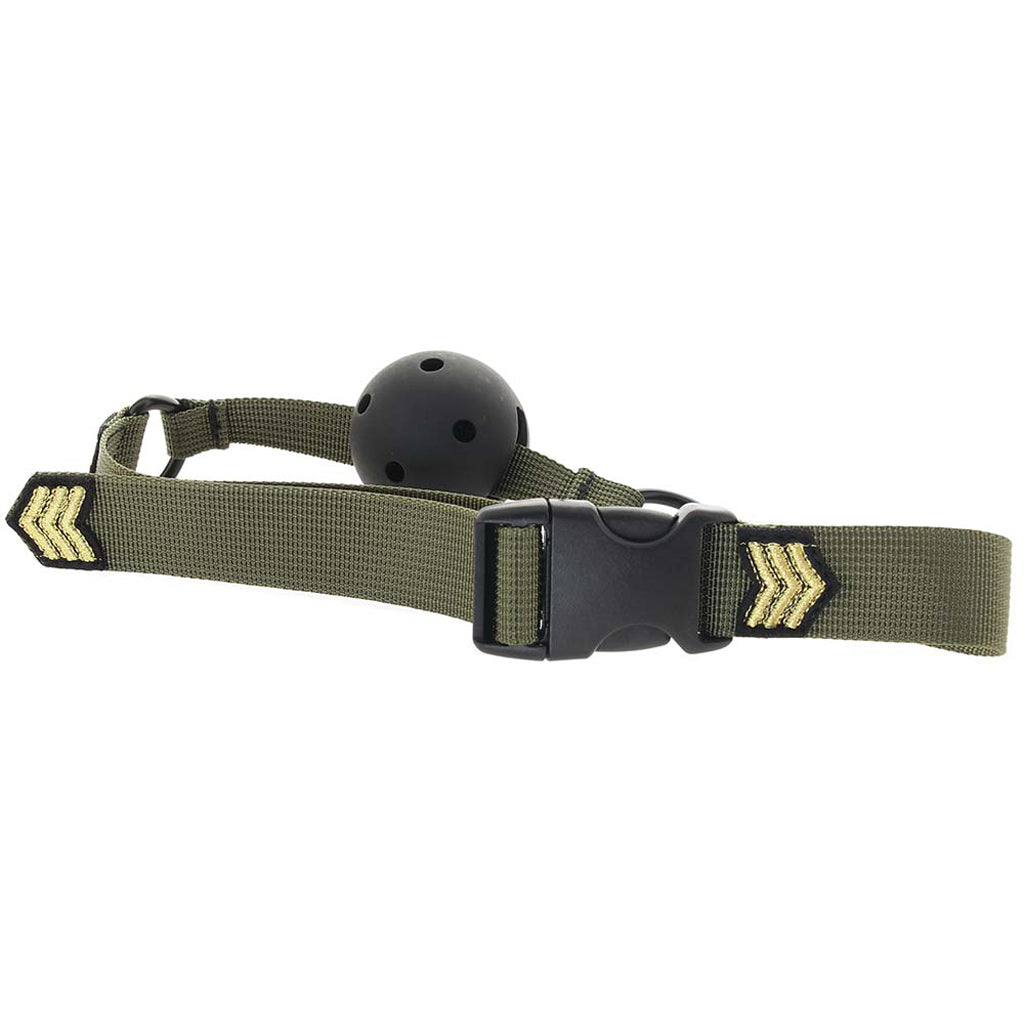 Ouch! Army Themed Breathable Ball Gag Bondage and Fetish > Ball Gags & Mouth Restraints - Tophatter Daily Deals