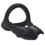 Rocky Silicone Vibrating Dual C-Ring Cock Rings - Tophatter Daily Deals