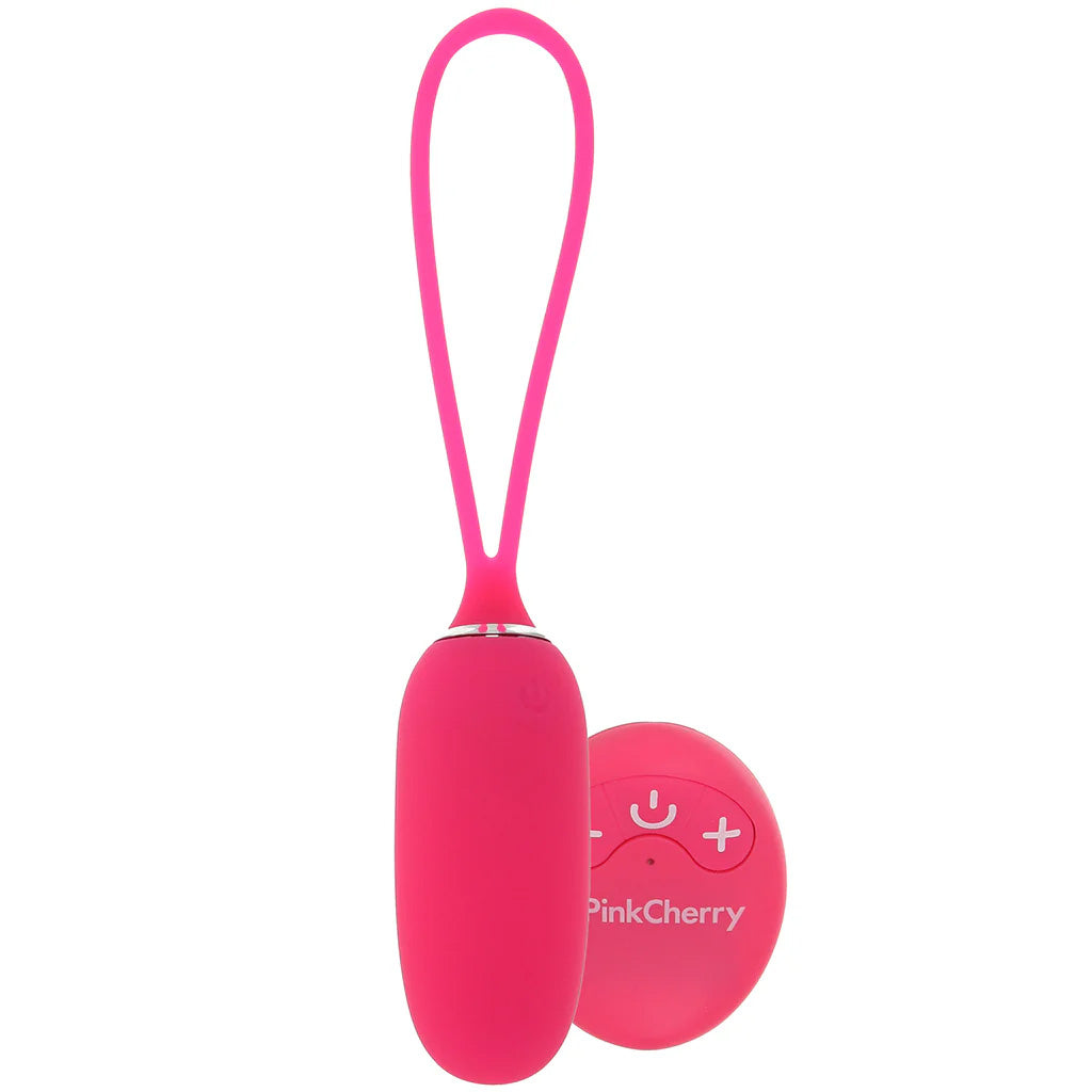 PinkCherry Remote Control Bullet Vibe in Pink Vibrators > Bullet and Egg Vibrators - Tophatter Daily Deals