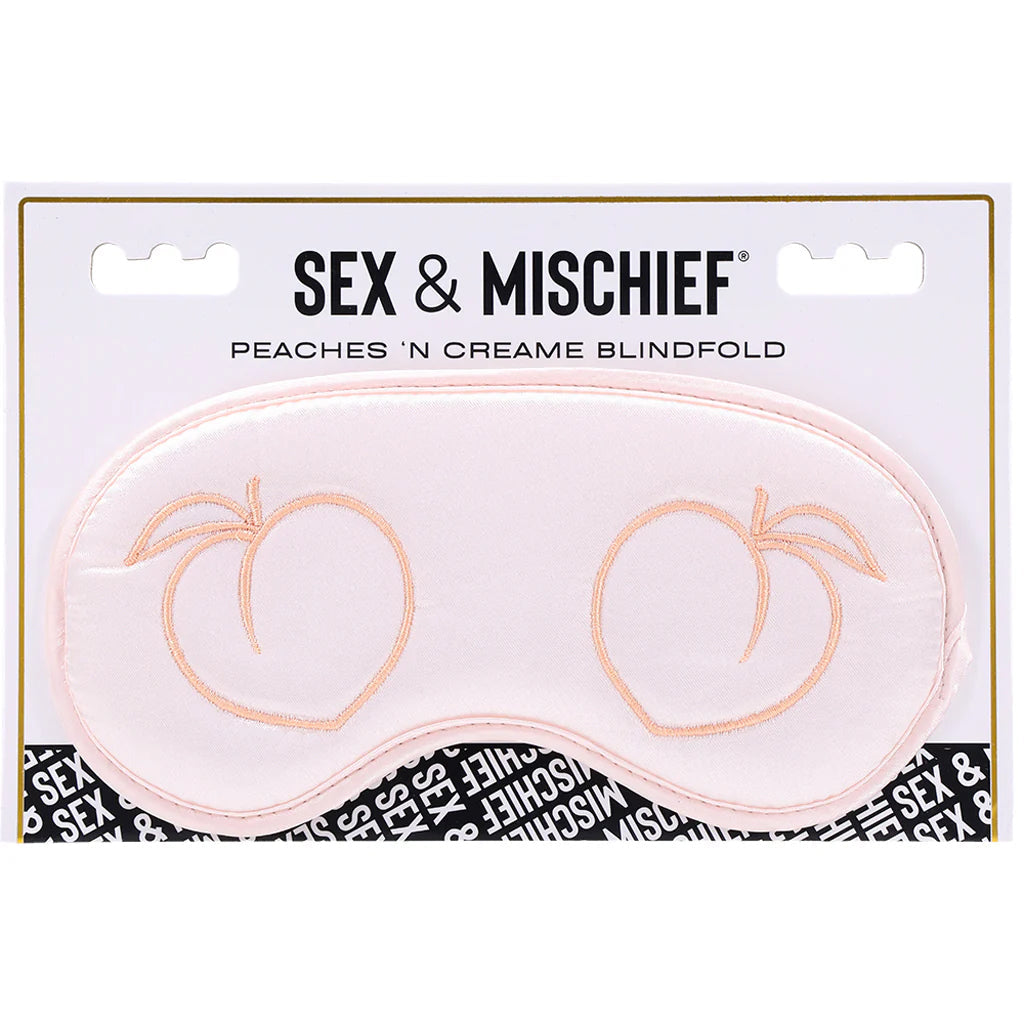 S&M Peaches 'n CreaMe Blindfold Bondage and Fetish > Pleasure Masks and Dress Up Play - Tophatter Daily Deals