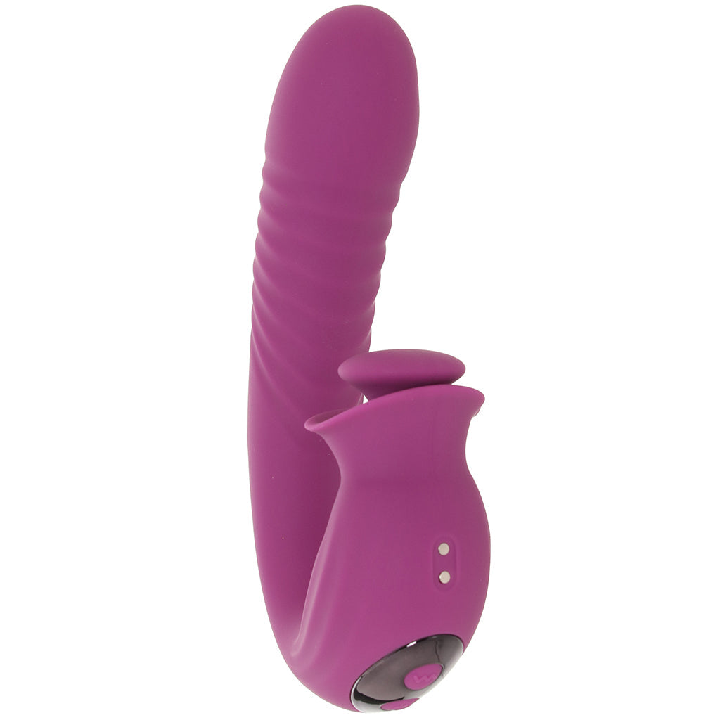 Deep Ecstasy G-Spot Thrusting Vibe Vibrators > Rabbit Vibrators - Tophatter Daily Deals