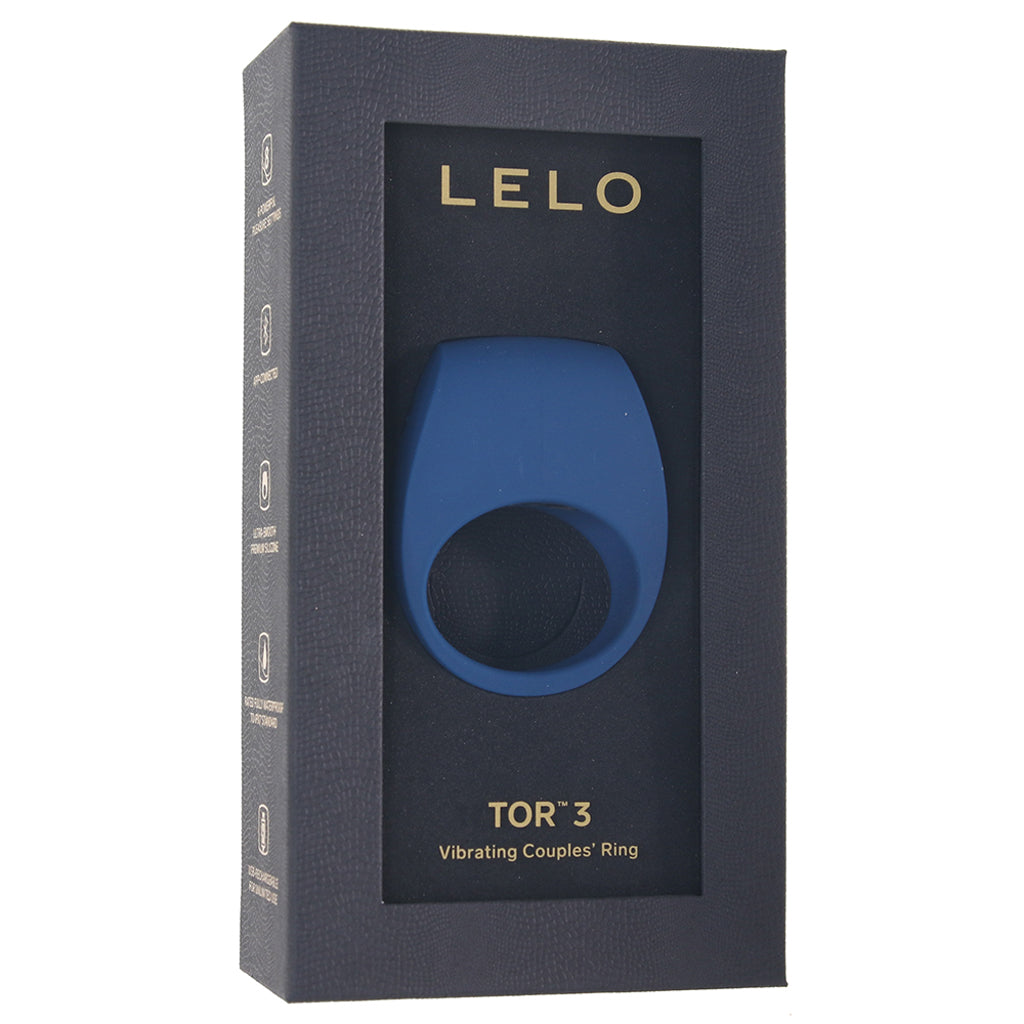 TOR 3 Vibrating Couples Ring in Blue Cock Rings - Tophatter Daily Deals