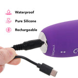 PinkCherry G-Spot Slim Rabbit Vibe in Purple Vibrators > Rabbit Vibrators - Tophatter Daily Deals