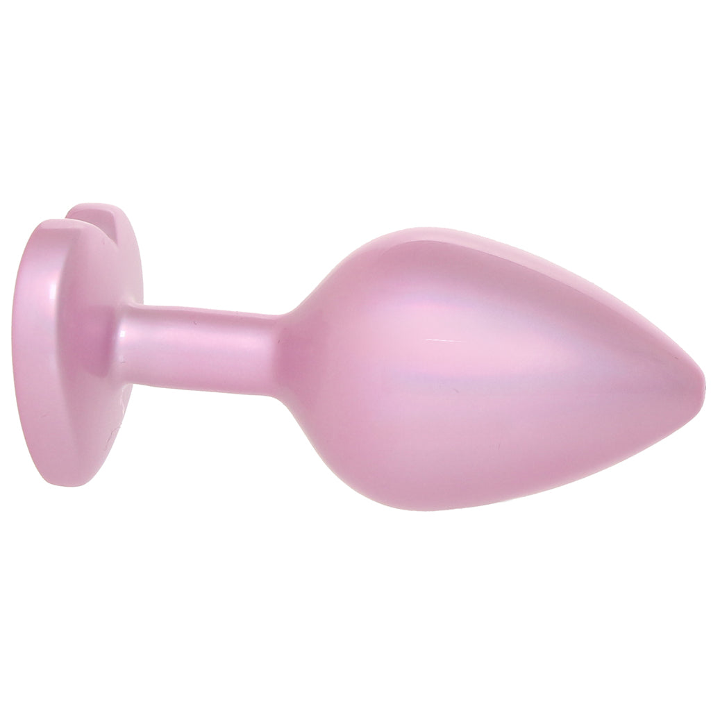 Booty Bling Pink Metal Jewelled Butt Plug in Medium Anal Sex Toys > Butt Plugs - Tophatter Daily Deals