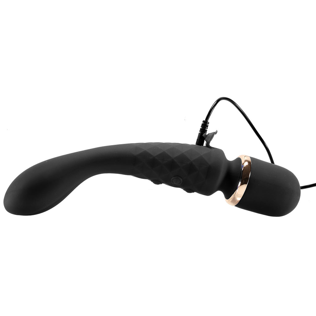 BodyWand Luxe 2-Way Wand in Black Vibrators > Wands - Tophatter Daily Deals