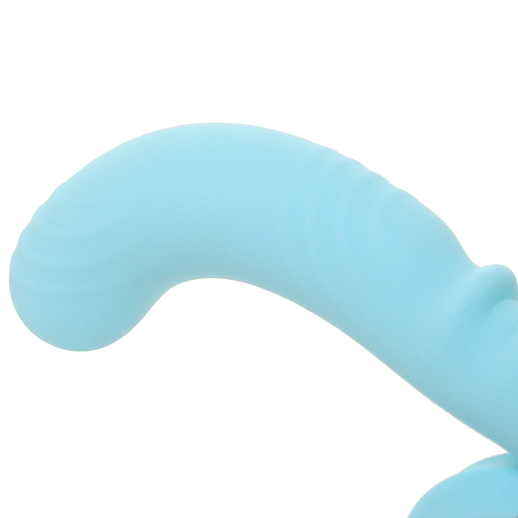 Loveline Gyre Vibrating Swirl Vibe in Blue Vibrators > G-Spot Vibrators - Tophatter Daily Deals