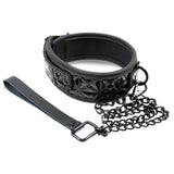 Sinful Collar with Leash in Black - Tophatter's Adult Products Bondage and Fetish > Leashes and Collars - Tophatter Daily Deals
