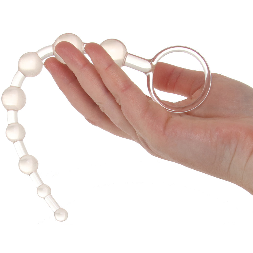 Shane's World Anal 101 Intro Beads in Clear Anal Sex Toys > Anal Beads - Tophatter Daily Deals