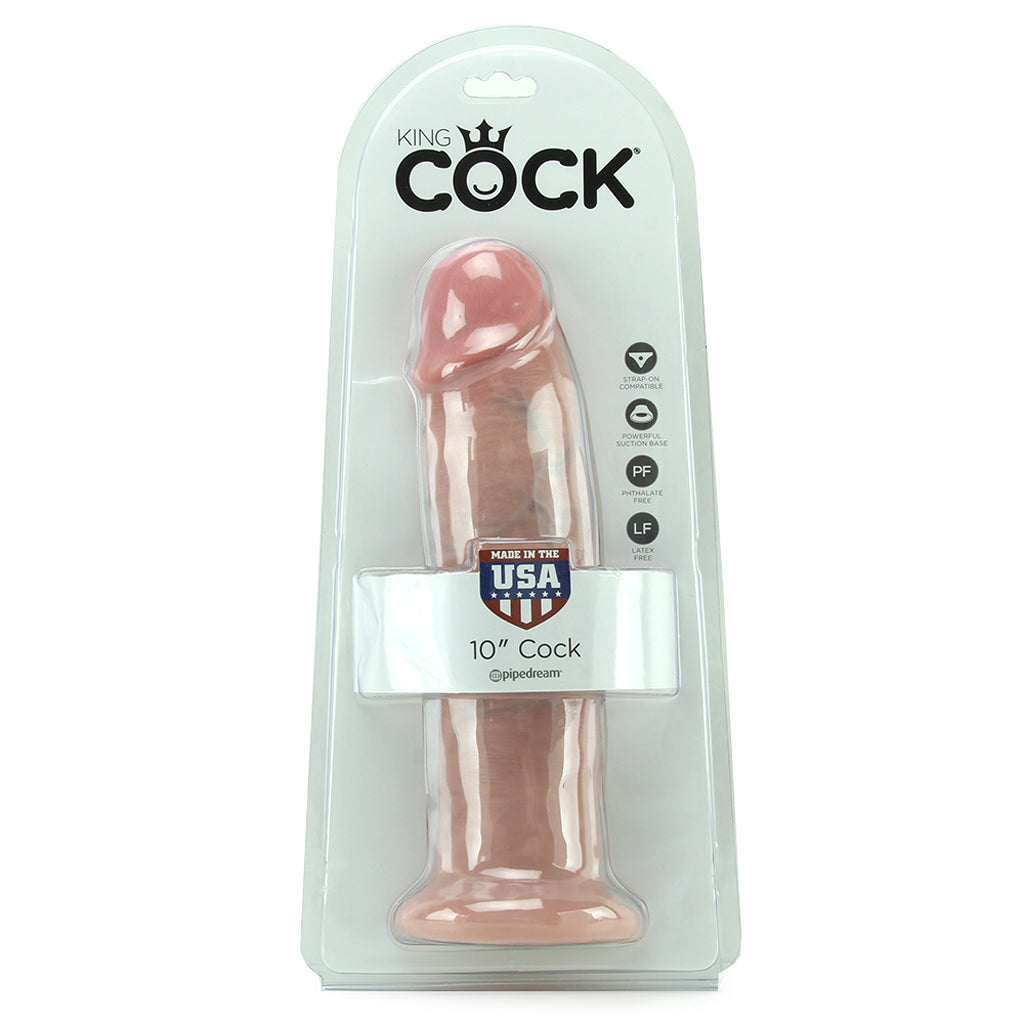 King Cock 10 Inch Dildo in Flesh - Tophatter's Adult Products Dildo Sex Toys > Realistic Dildos - Tophatter Daily Deals