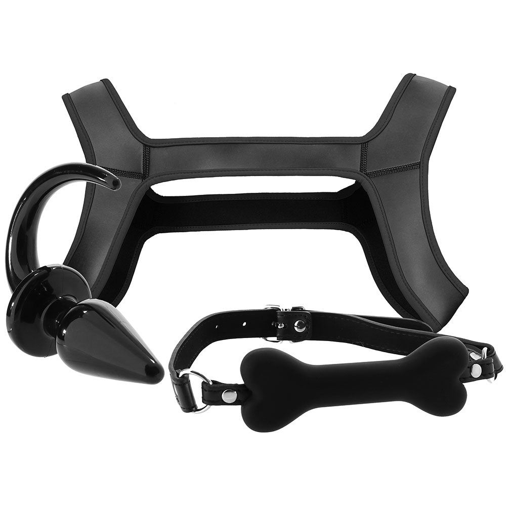 Ouch! Puppy Bondage Kit /XL Bondage and Fetish > Pleasure Masks and Dress Up Play - Tophatter Daily Deals
