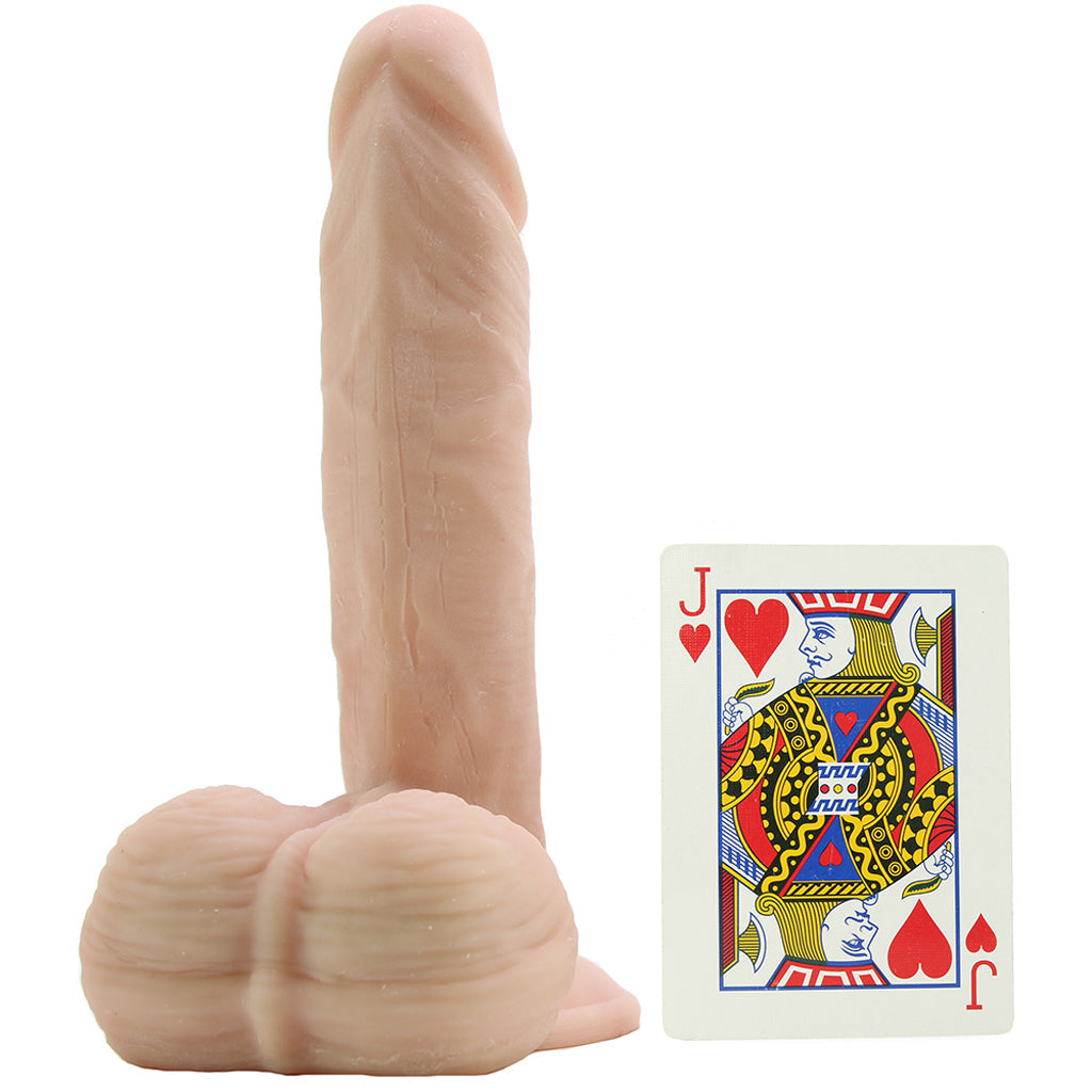Emperor 6 Inch Ballsy Suction Dildo in Light Dildo Sex Toys > Realistic Dildos - Tophatter Daily Deals