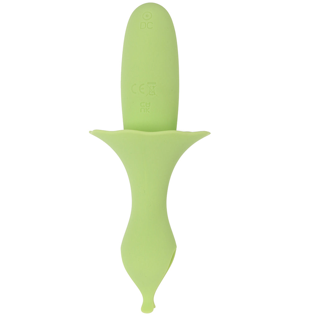 Sienna Fluttering Silicone Vibe in Green - Tophatter's Adult Sex Toys Online Vibrators > Clitoral Stimulators - Tophatter Daily Deals