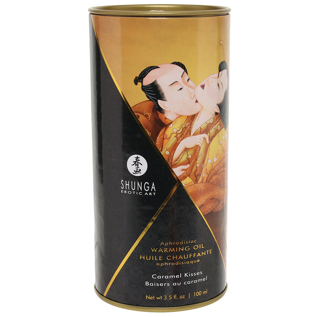 Aphrodisiac Warming Oil 3.5oz/100ml in Caramel Kisses Sensual Love > Massage - Tophatter Daily Deals