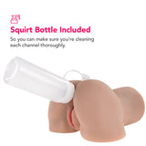 Rear Beauty Sucking & Vibrating Masturbator in Light Male Masturbators > Realistic Butts - Tophatter Daily Deals