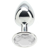 Ouch! Round Gem Silver Plug in Small Anal Sex Toys > Butt Plugs - Tophatter Daily Deals