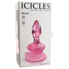 Icicles No. 90 Glass Plug in Pink Anal Sex Toys > Butt Plugs - Tophatter Daily Deals