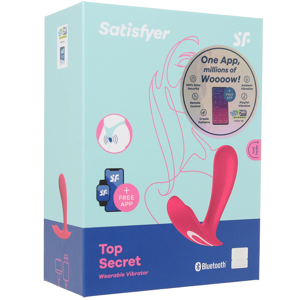 Satisfyer Top Secret Wearable Vibe Vibrators > Wearable & Panty Vibrators - Tophatter Daily Deals
