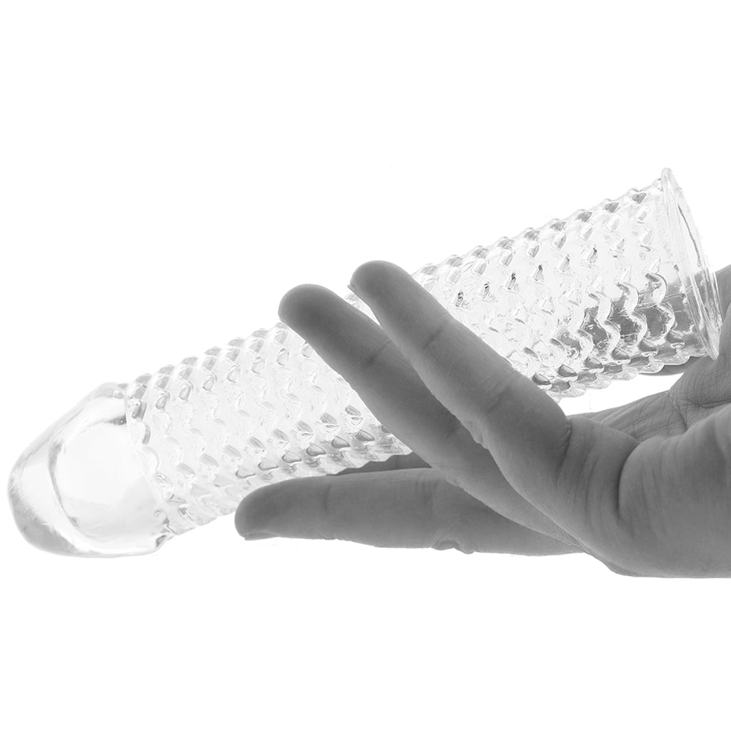 Blue Line 6.5 Inch Clear Textured Extension Sleeve Male Enhancement > Extenders and Sleeves - Tophatter Daily Deals