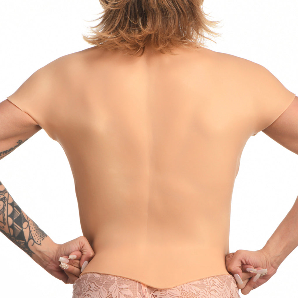 Master Series Ripped Silicone Male Chest in Large - Wholesale Prices (Limited Deals)