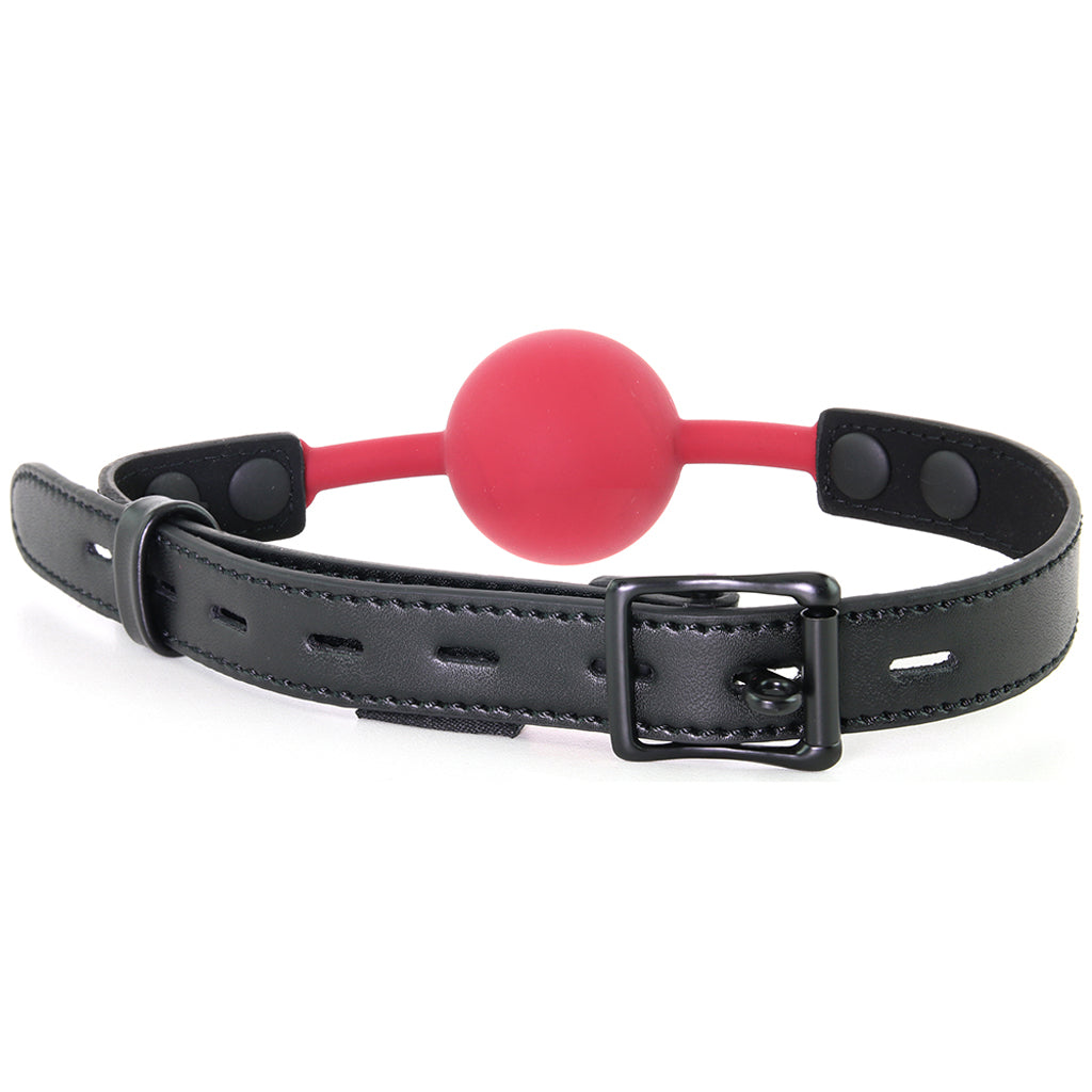 Saffron Silicone Ball Gag Bondage and Fetish > Ball Gags & Mouth Restraints - Tophatter Daily Deals