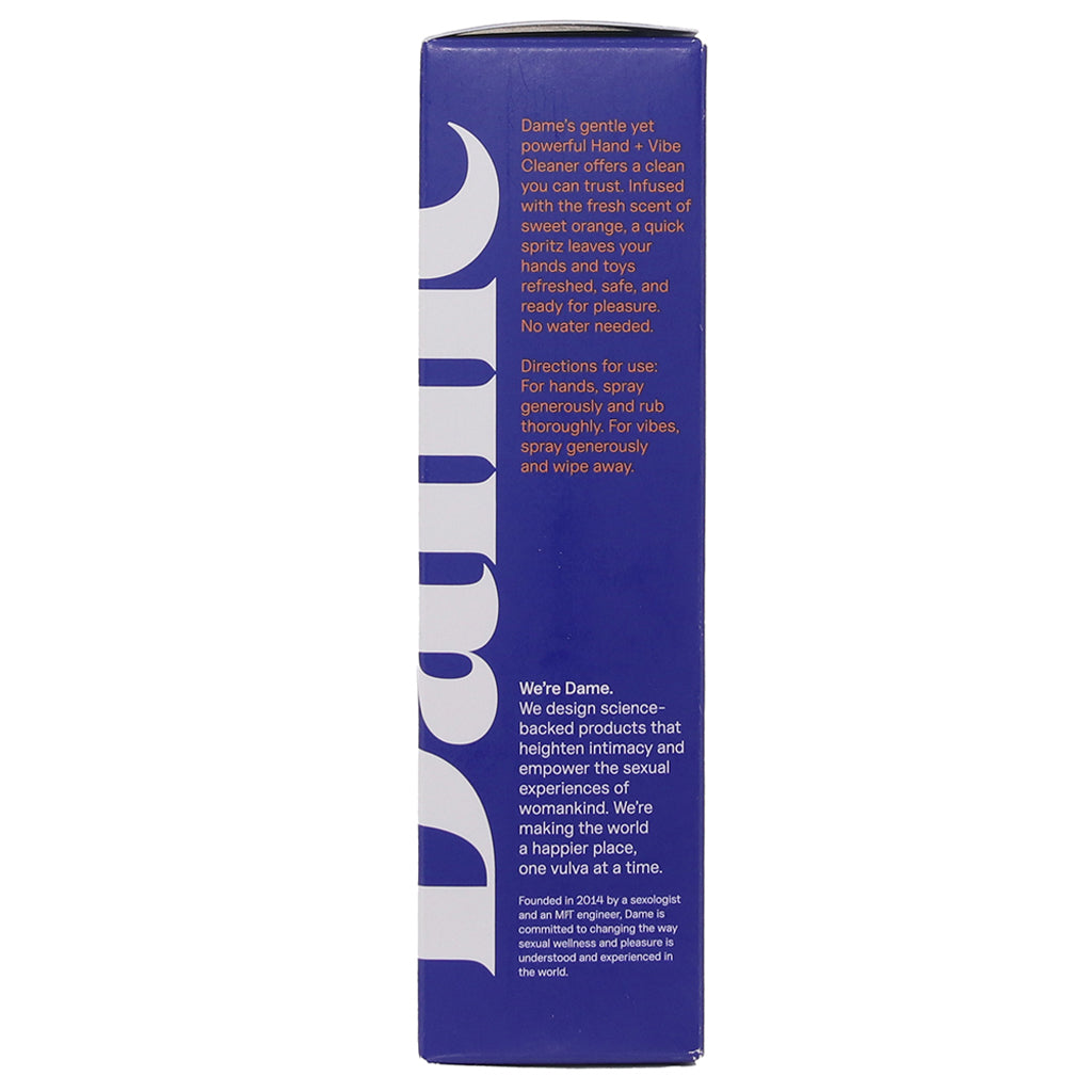 Dame Hand + Vibe Cleaner 2oz/60ml in Sweet Orange Lubes and Lotions > Sex Toy Cleaner - Tophatter Daily Deals