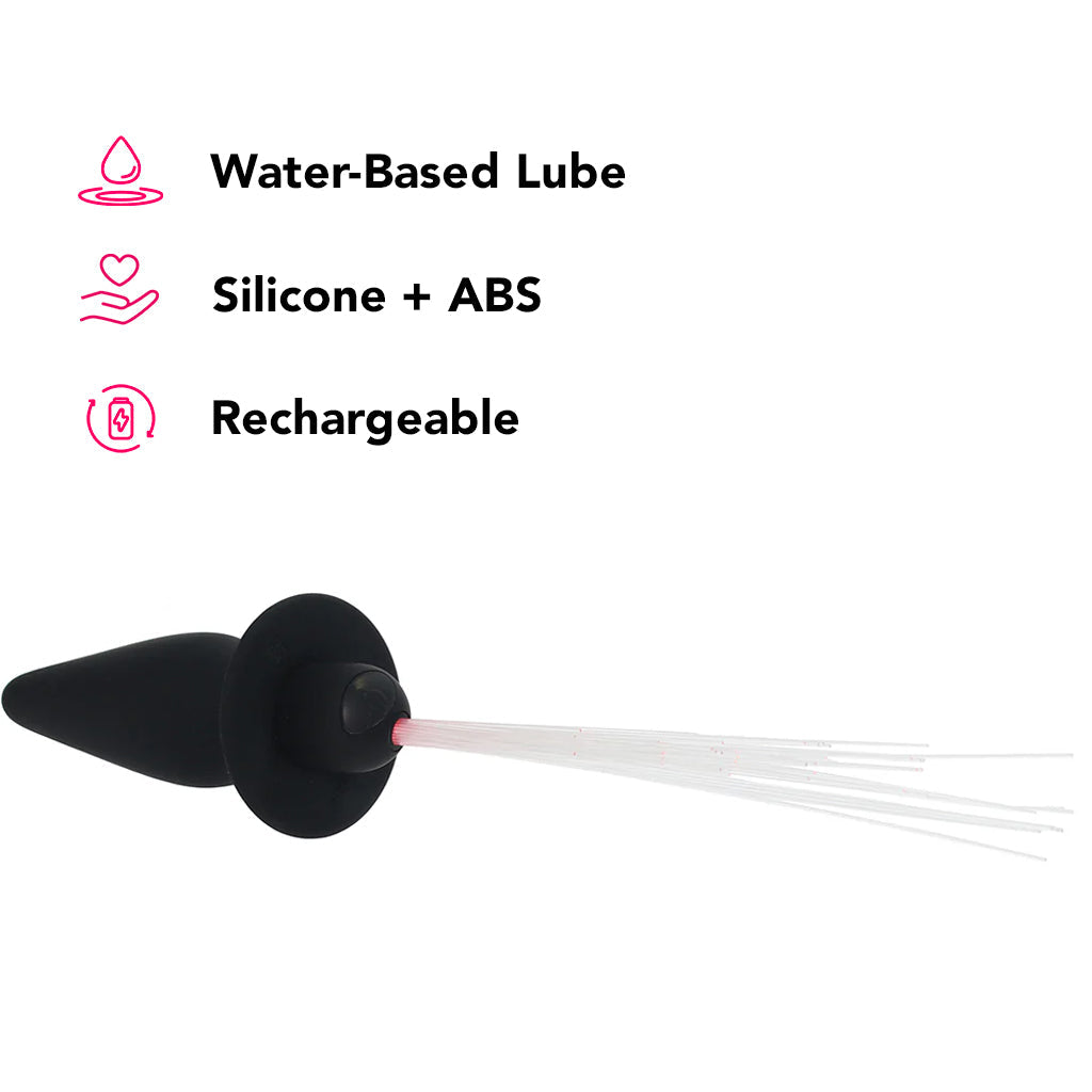 Southern Lights Vibrating Butt Plug in Black Anal Sex Toys > Butt Plugs - Tophatter Daily Deals