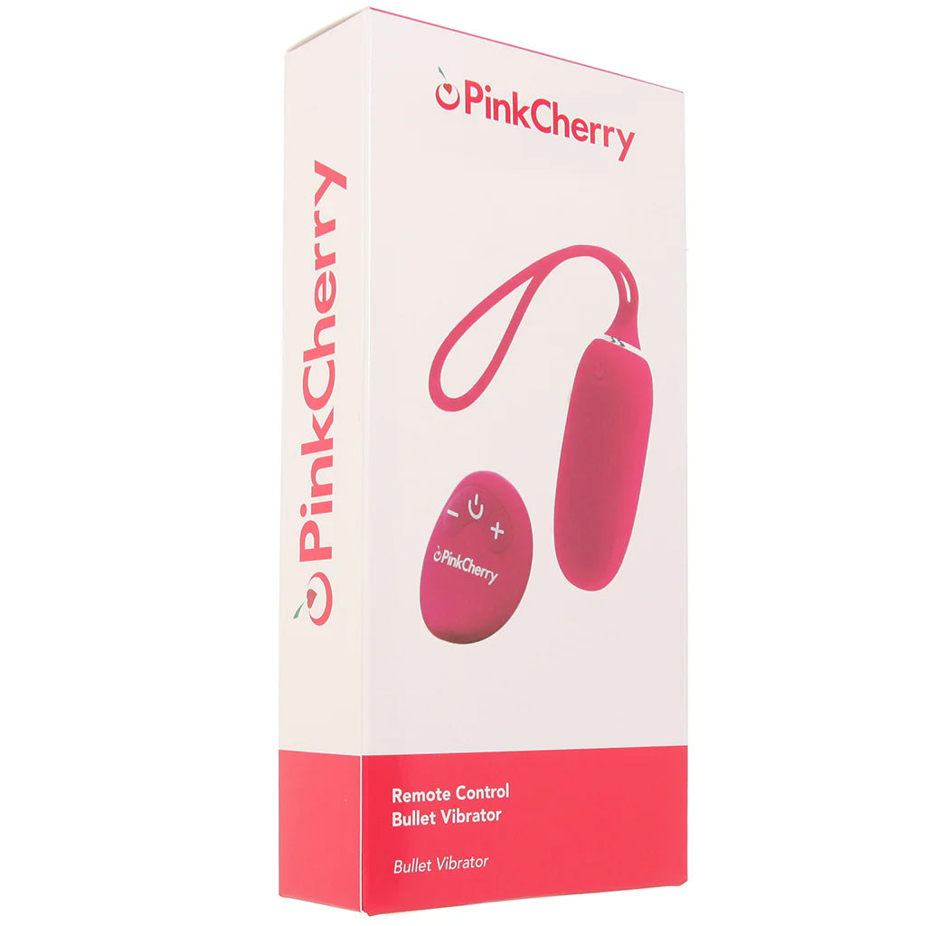 PinkCherry Remote Control Bullet Vibe in Pink Vibrators > Bullet and Egg Vibrators - Tophatter Daily Deals
