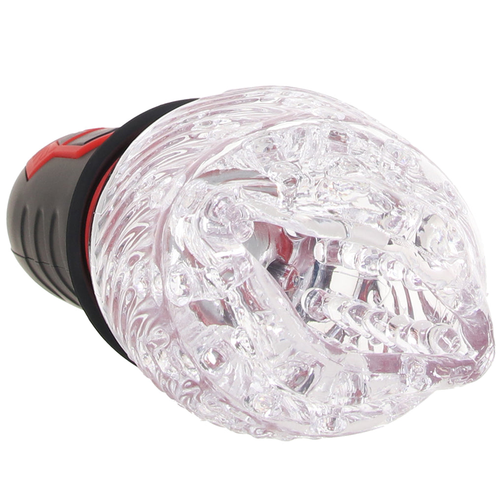 Jock Spinning & Vibrating Masturbator - Tophatter's Adult Sex Toys Online Male Masturbators > Auto Strokers - Tophatter Daily Deals