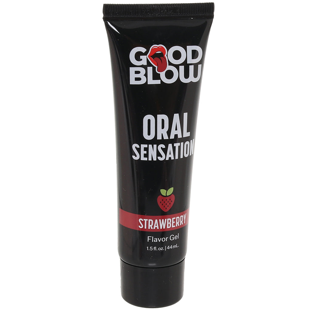 Good Blow Oral Sensation Gel 1.5oz/44.4ml in Strawberry Lubes and Lotions > Sexual Stimulants - Tophatter Daily Deals