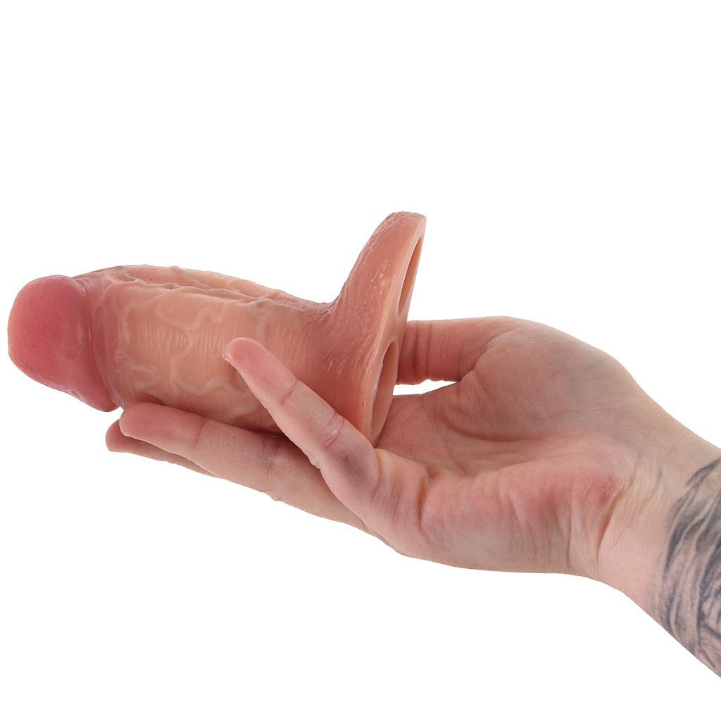 Jock Realistic Thick Silicone Enhancer in Light Male Enhancement > Extenders and Sleeves - Tophatter Daily Deals