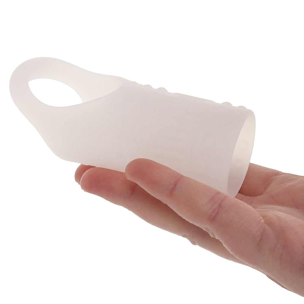 Basic Essentials Stimulation Enhancer Sleeve in Frosted Male Enhancement > Extenders and Sleeves - Tophatter Daily Deals