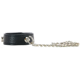 Blue Line Snap Cock Ring with Leash - Tophatter's Adult Sex Toys Online Bondage and Fetish > Cock and Ball Devices - Tophatter Daily Deals