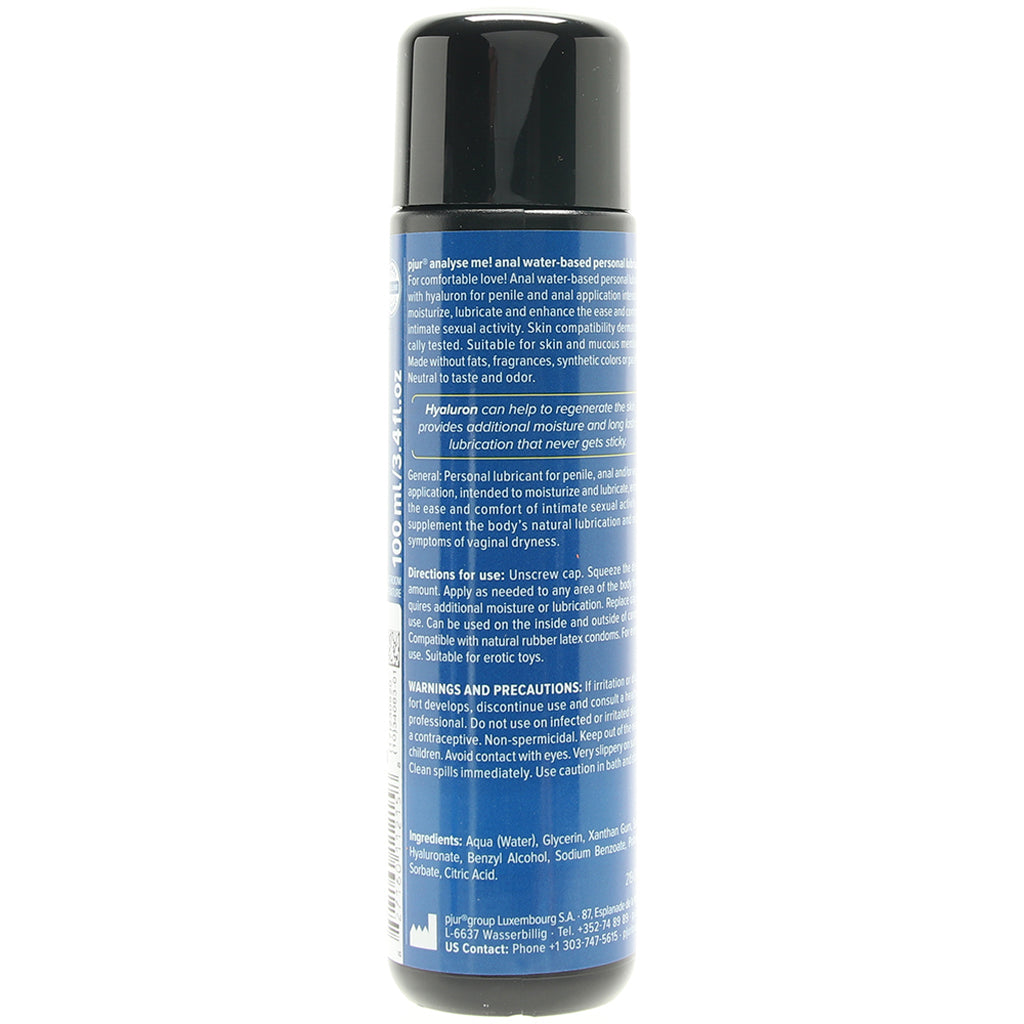 analyse me! Water Based Anal Lubricant in 3.4oz/100ml Lubes and Lotions > Water Based Sex Lubes - Tophatter Daily Deals