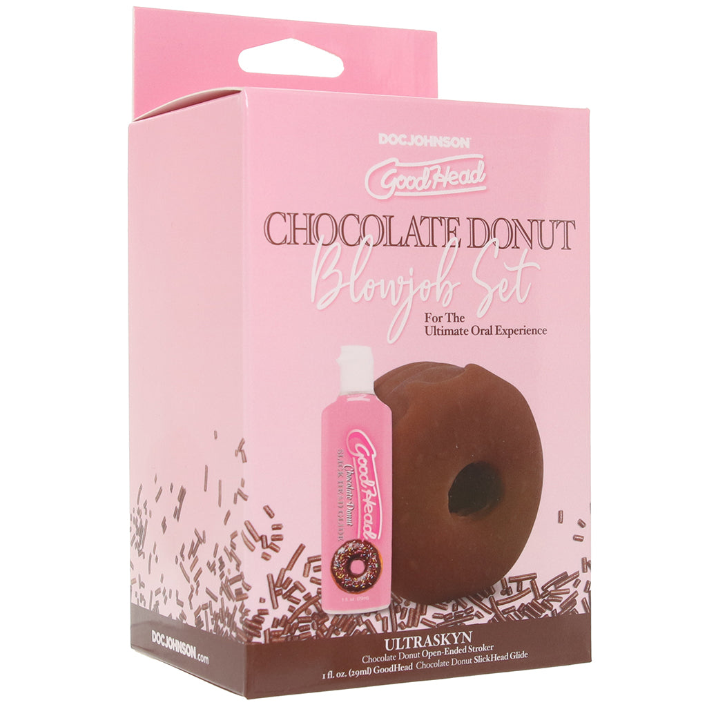 GoodHead Chocolate Donut Blowjob Set Male Masturbators > Discreet Masturbators - Tophatter Daily Deals