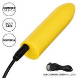 Turbo Buzz Classic Mini Bullet Vibe in Yellow Vibrators > Bullet and Egg Vibrators - Tophatter Daily Deals