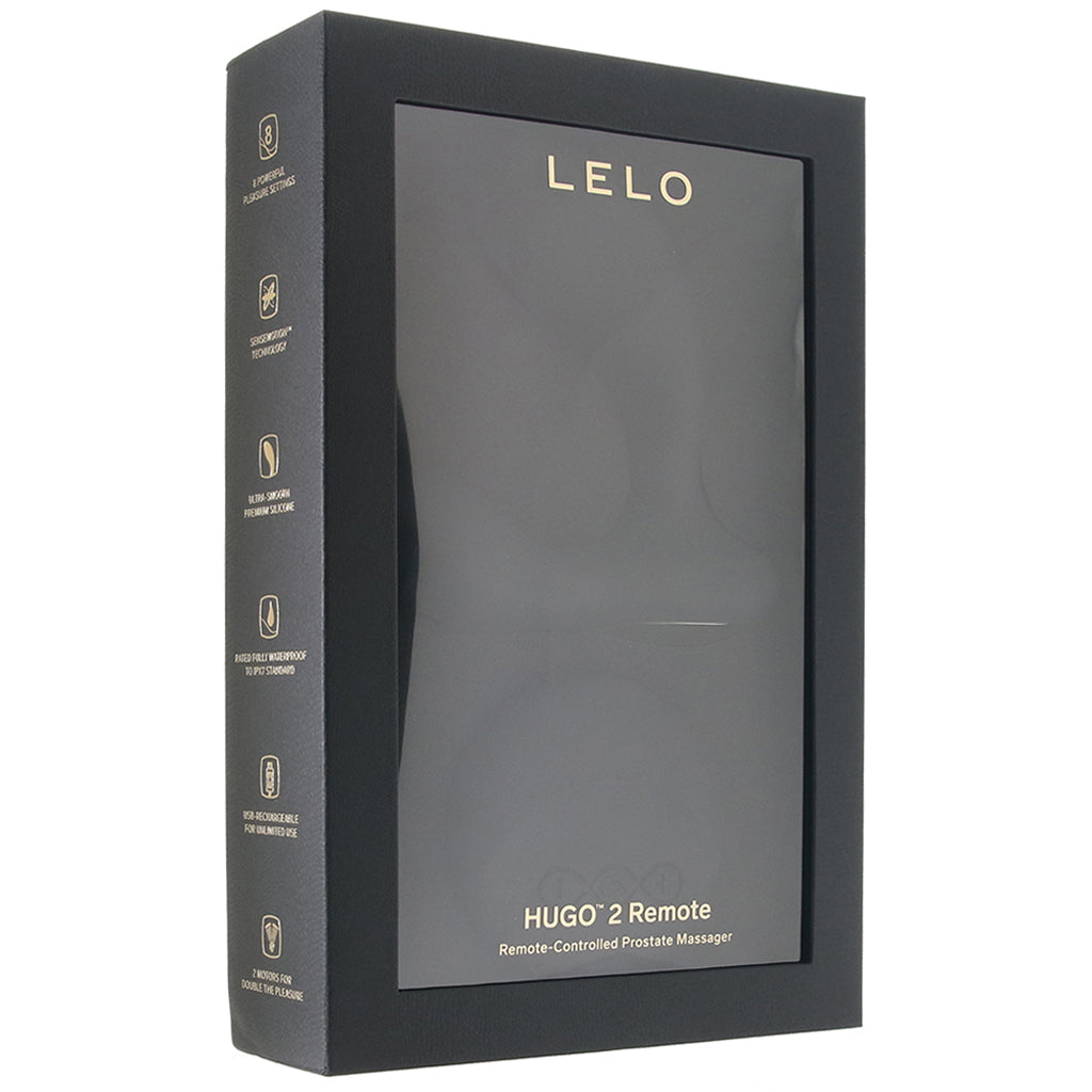 Lelo Hugo 2 Remote Control Prostate Massager in Black Anal Sex Toys > Prostate Massagers - Tophatter Daily Deals