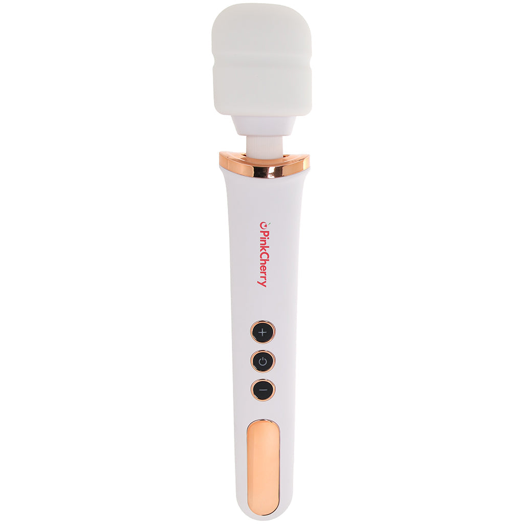 PinkCherry Rechargeable Wand in White - Tophatter's Adult Sex Toys Online Vibrators > Wands - Tophatter Daily Deals
