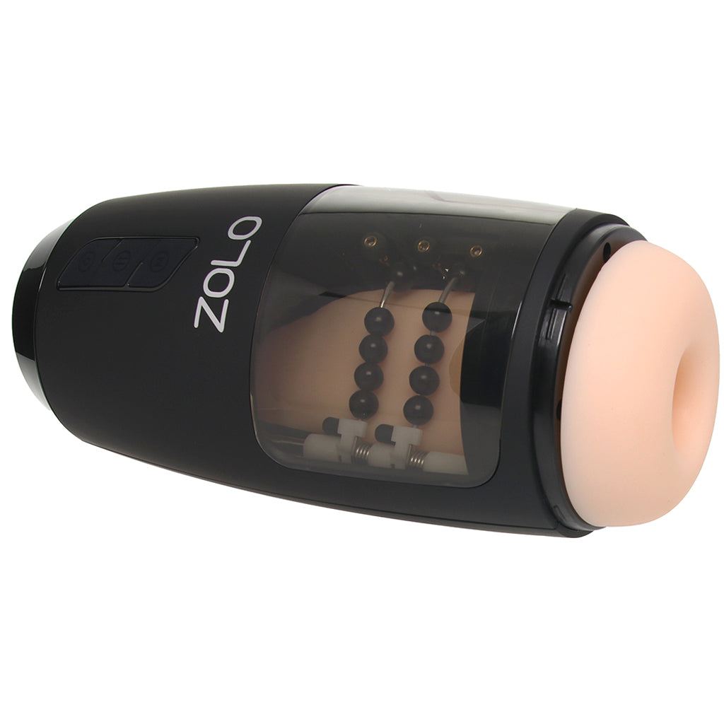 Zolo Upstroke Thrusting Beaded Auto Stroker - Tophatter's Adult Sex Toys Online Male Masturbators > Auto Strokers - Tophatter Daily Deals