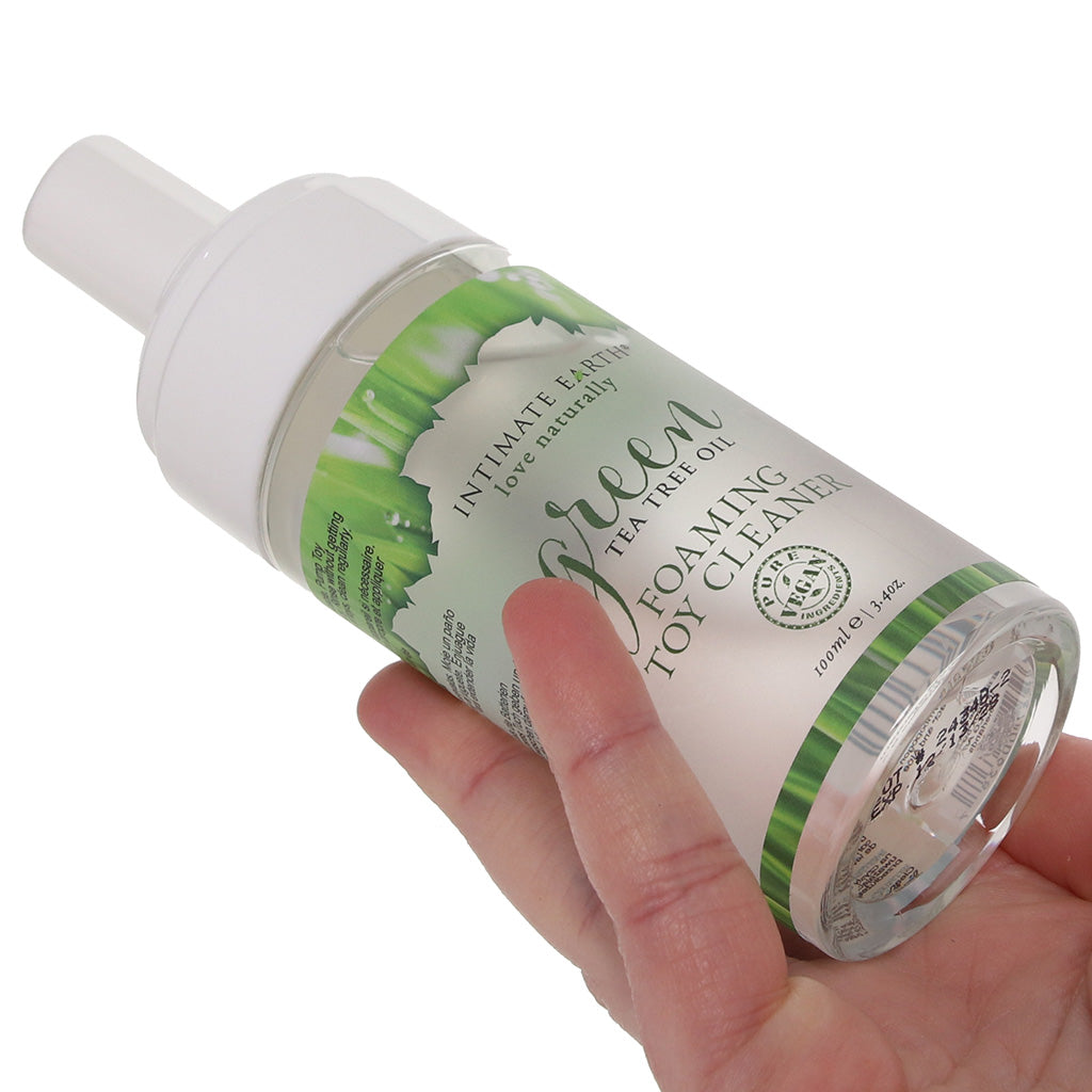 Green Foaming Toy Cleaner in 3.4oz/100ml - Tophatter's Adult Products Lubes and Lotions > Sex Toy Cleaner - Tophatter Daily Deals