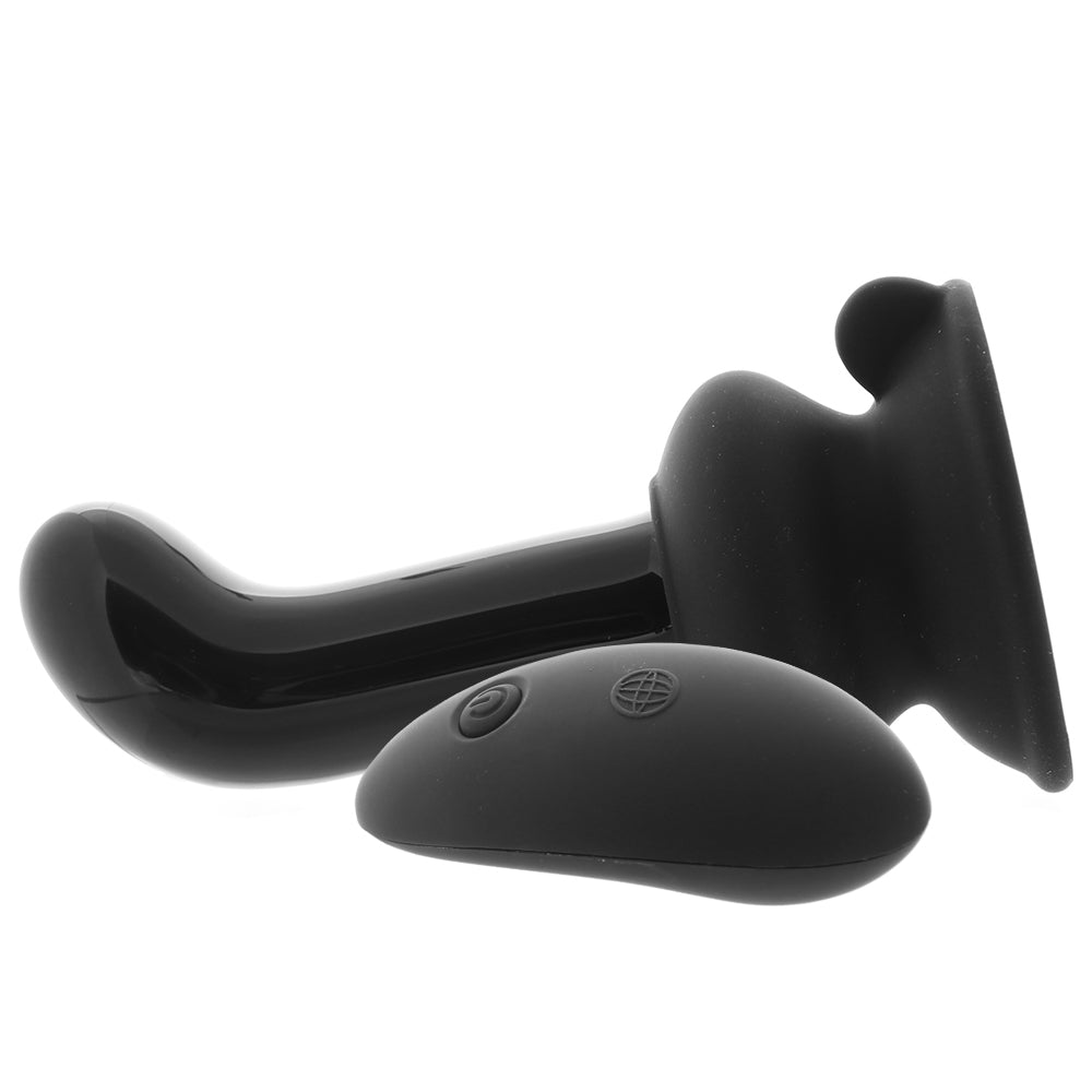 Icicles No.84 Glass G-Spot & P-Spot Vibe in Black Vibrators > G-Spot Vibrators - Tophatter Daily Deals