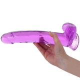 Size Queen 10 Inch Jelly Dildo in Purple Dildo Sex Toys > Realistic Dildos - Tophatter Daily Deals