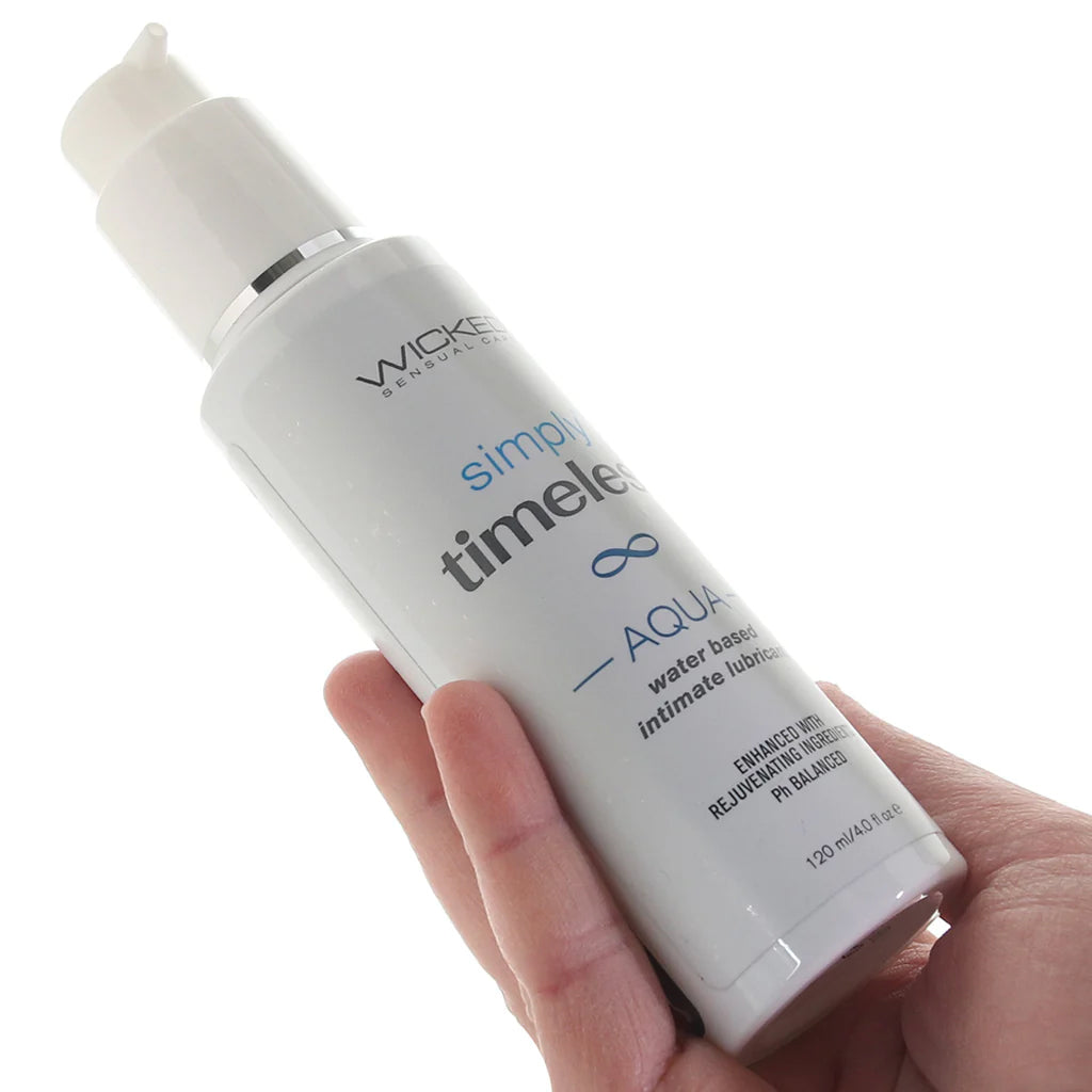 Simply Timeless for Menopause Aqua Lube 4oz/120ml Lubes and Lotions > Water Based Sex Lubes - Tophatter Daily Deals