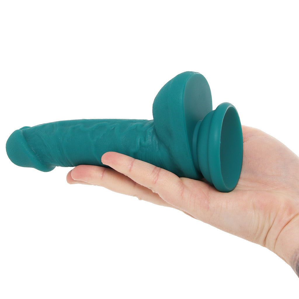 Declan 6.5 Inch Silicone Dildo in Green - Tophatter's Adult Sex Toys Online Dildo Sex Toys > Realistic Dildos - Tophatter Daily Deals