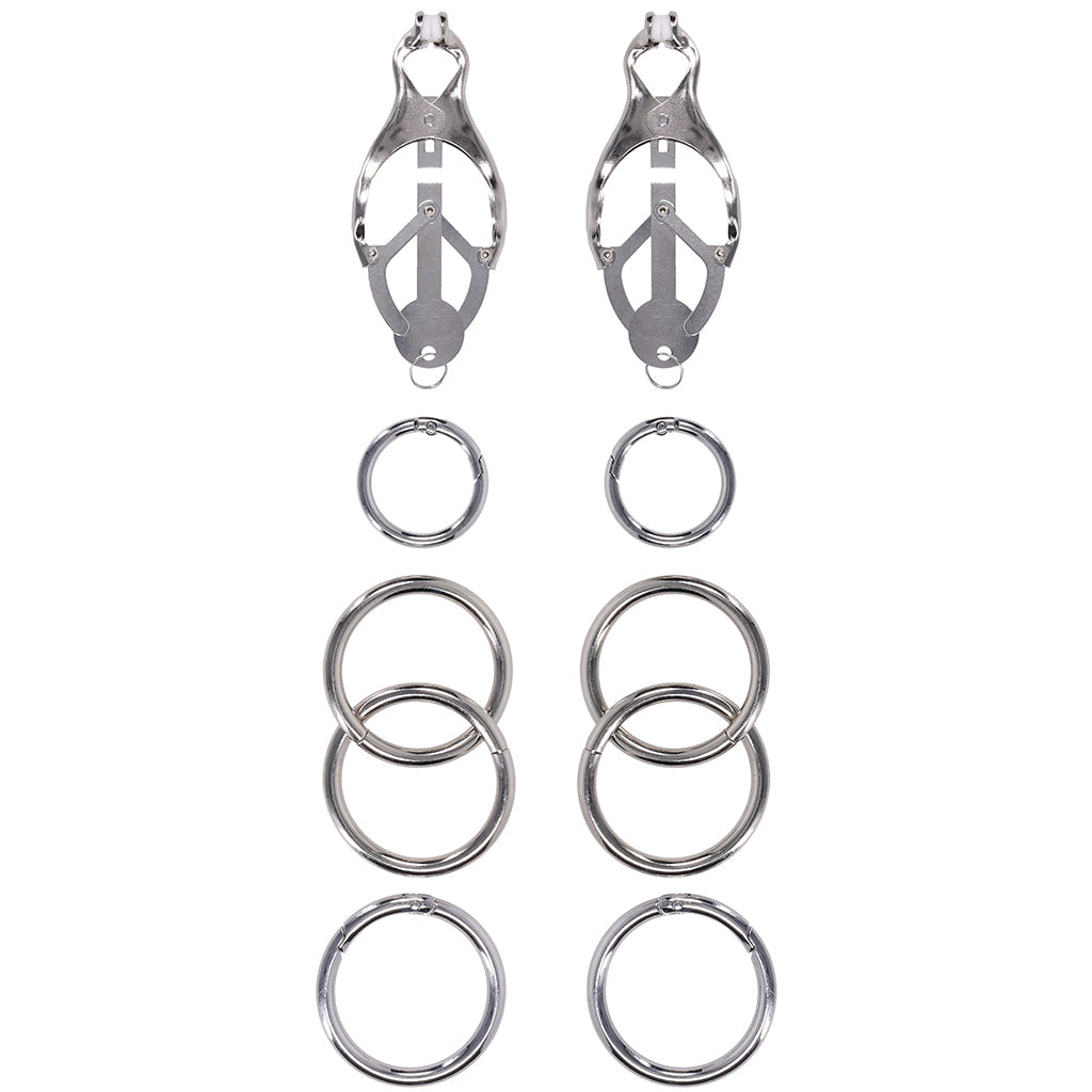 Edge Tuggable Clover Clamps Bondage and Fetish > Nipple Stimulators & Clamps - Tophatter Daily Deals