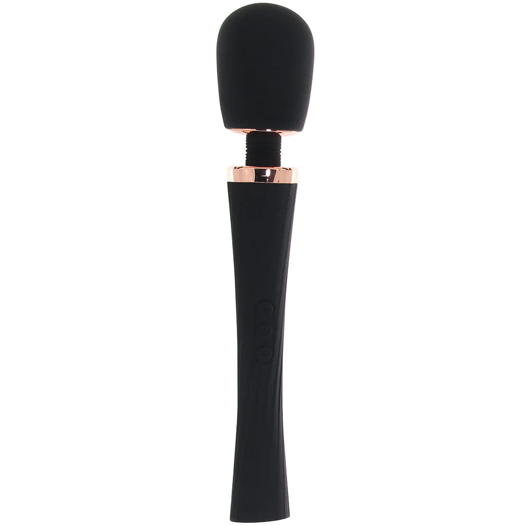 PinkCherry Luxury Slim Rechargeable Wand in Black Vibrators > Wands - Tophatter Daily Deals