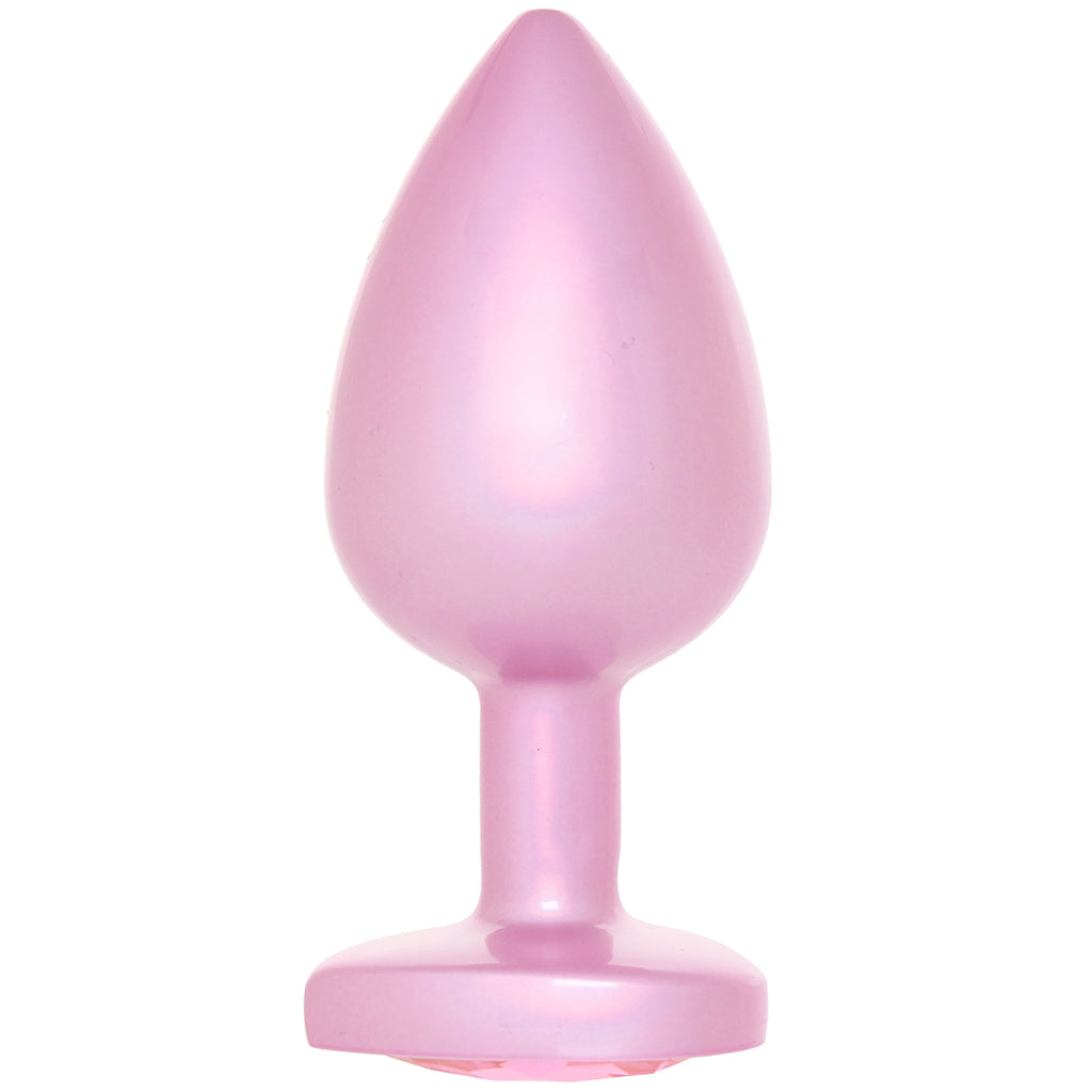 Booty Bling Pink Metal Jewelled Butt Plug in Large Anal Sex Toys > Butt Plugs - Tophatter Daily Deals