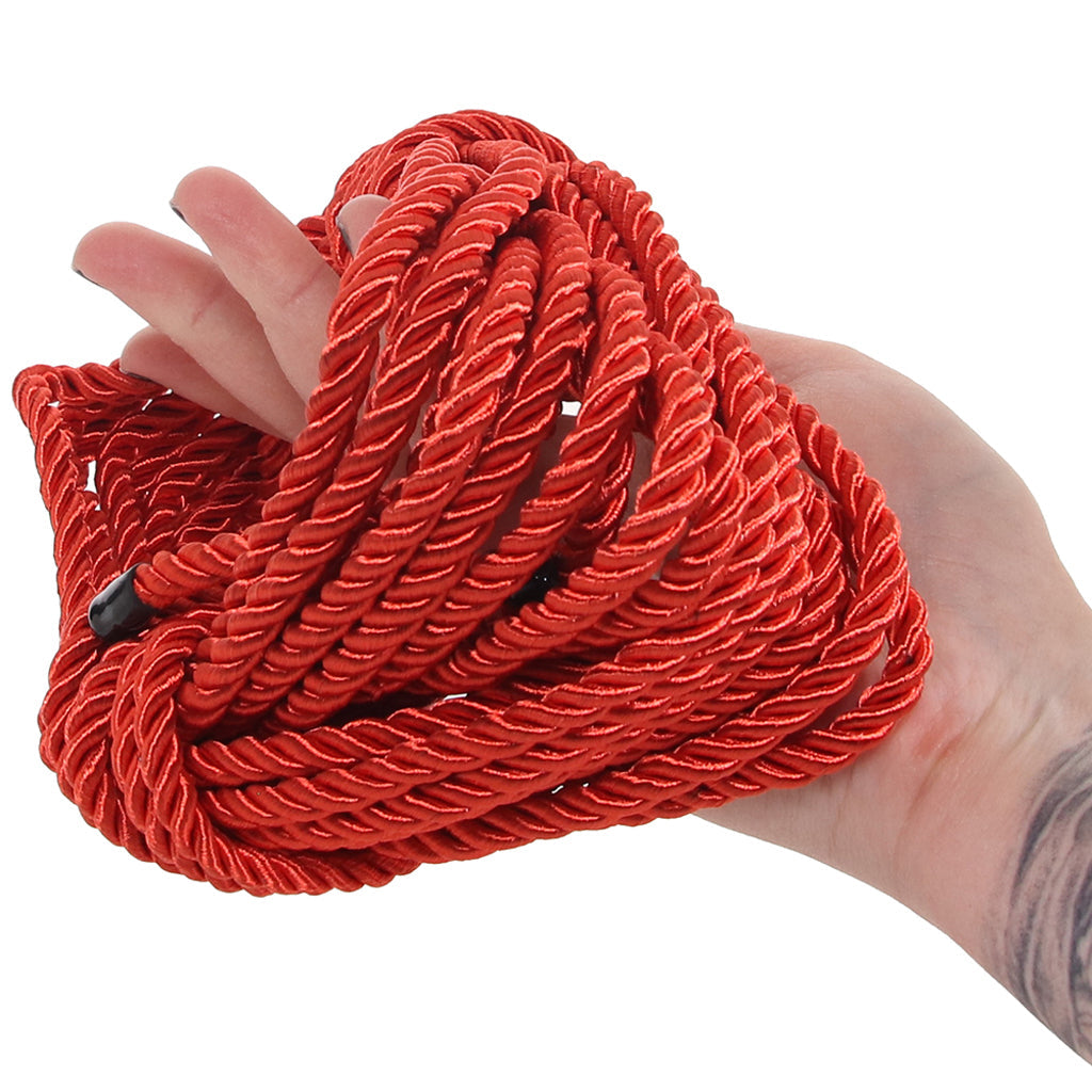 Ouch! 32.8'/10m Bondage Rope in Red Bondage and Fetish > Restraints - Tophatter Daily Deals