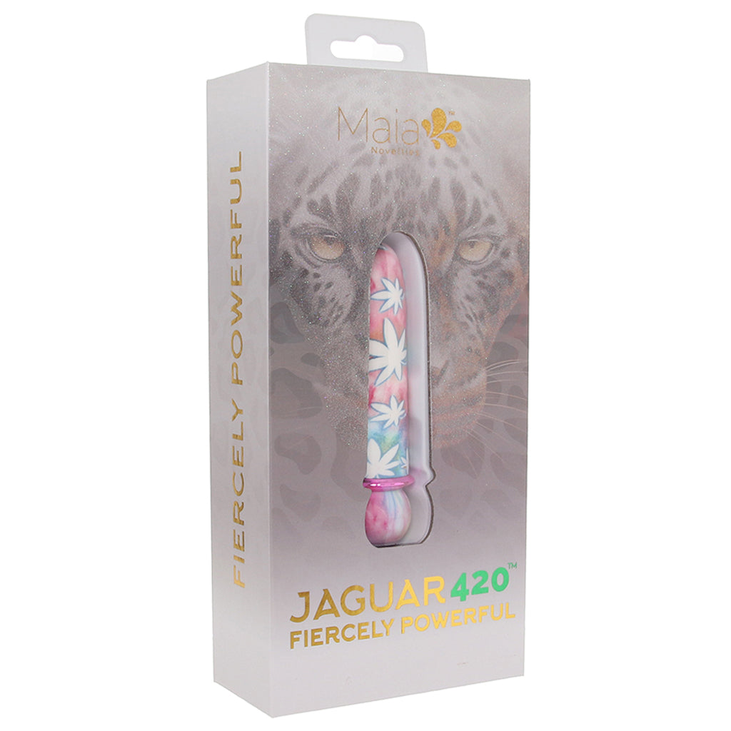 Jaguar 420 Fiercely Powerful Mini Vibe in Tie-Dye - Tophatter's Adult Sex Toys Online Vibrators > Bullet and Egg Vibrators - Tophatter Daily Deals