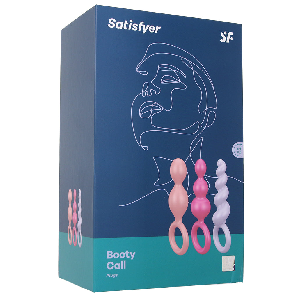 Satisfyer Plugs Silicone 3 Piece Set in Multi-Coloured Anal Sex Toys > Butt Plugs - Tophatter Daily Deals