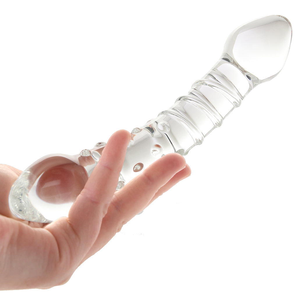 Clarity Celestial Bliss Swirly Glass Dildo Dildo Sex Toys > G-Spot Dildos - Tophatter Daily Deals